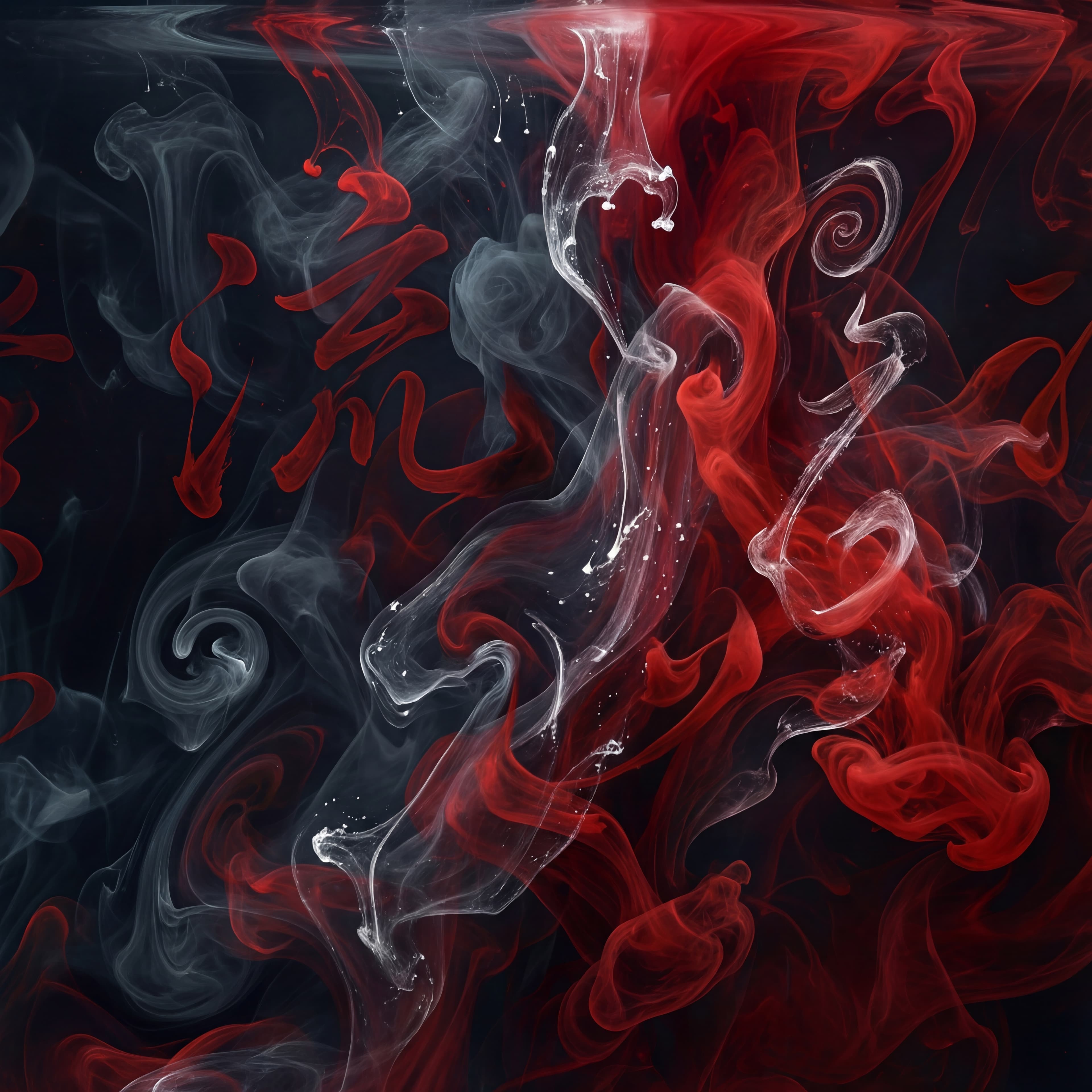 Ink diffusing through water, symbolizing natural language absorption